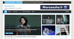 Desktop Screenshot of morosasha.it